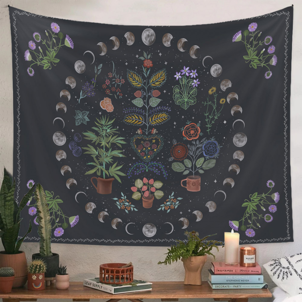 Art Home Decor Gifts Mandala Bohemian Tapestry Suitable for Bedroom Decoration01-259 x 79 inch